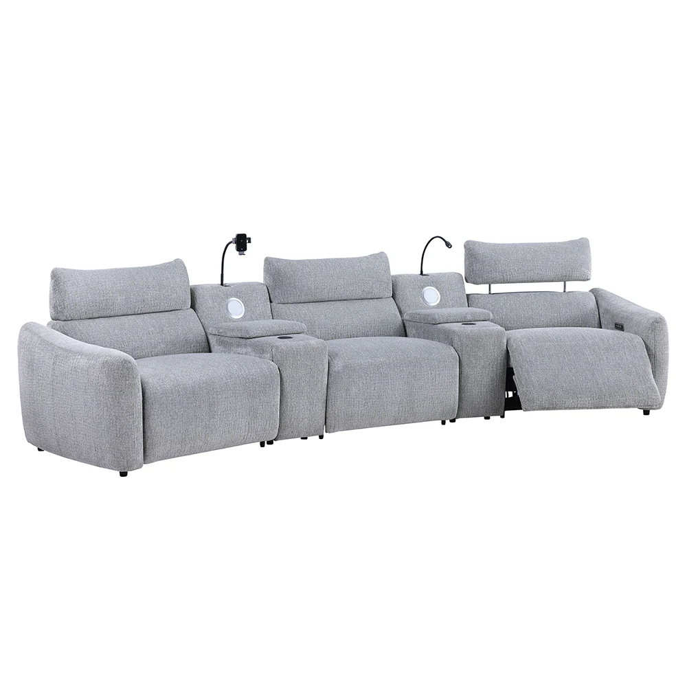 Fullar Light Gary Modular Console w/Speaker & Cup Holder - Image 2