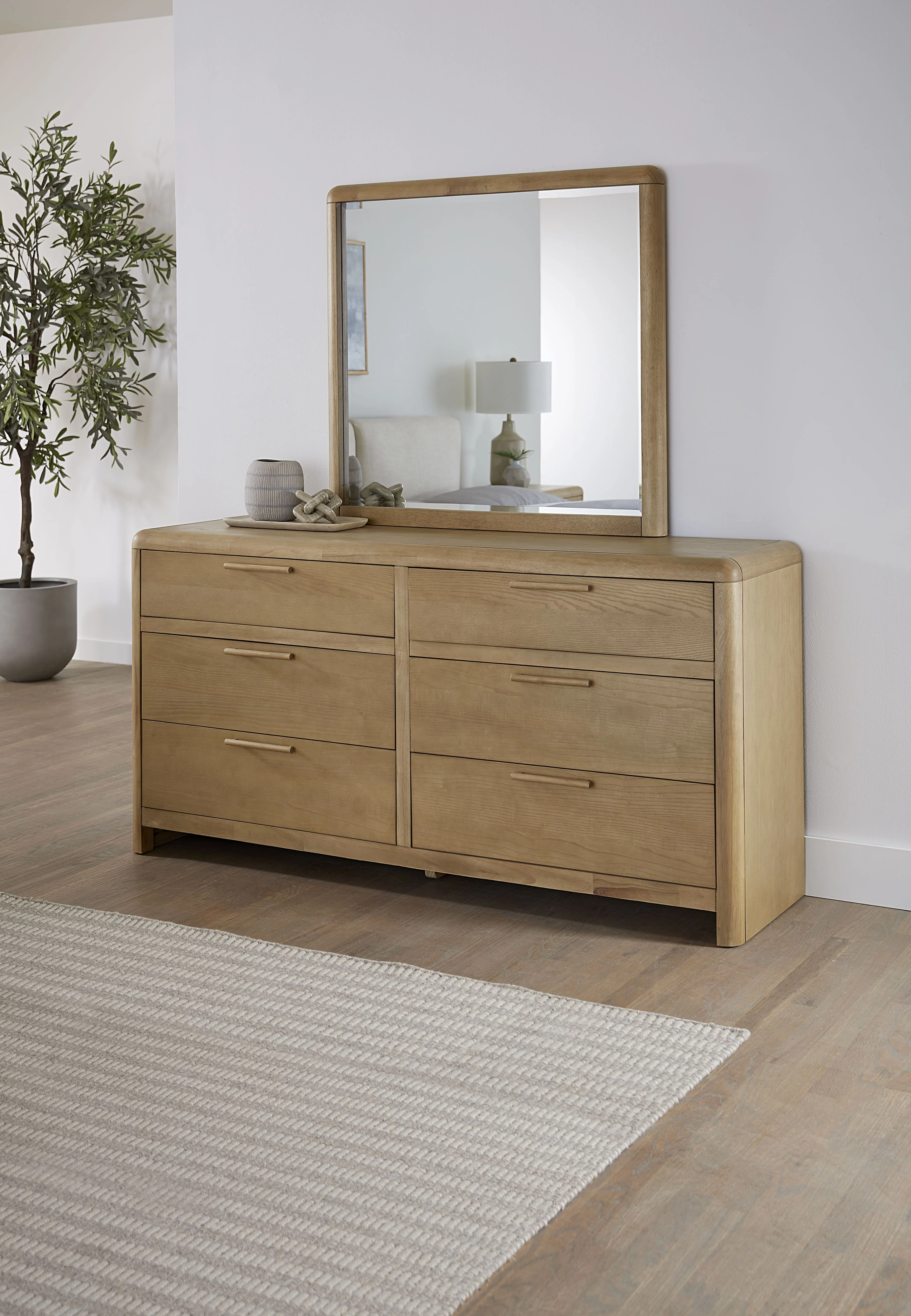 Furano Wall or Dresser Mirror in Ginger - Image 3