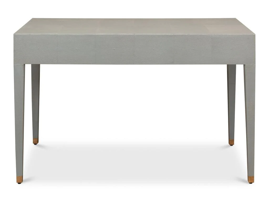 Gabriella Grey Shagreen Desk/Table - Image 4