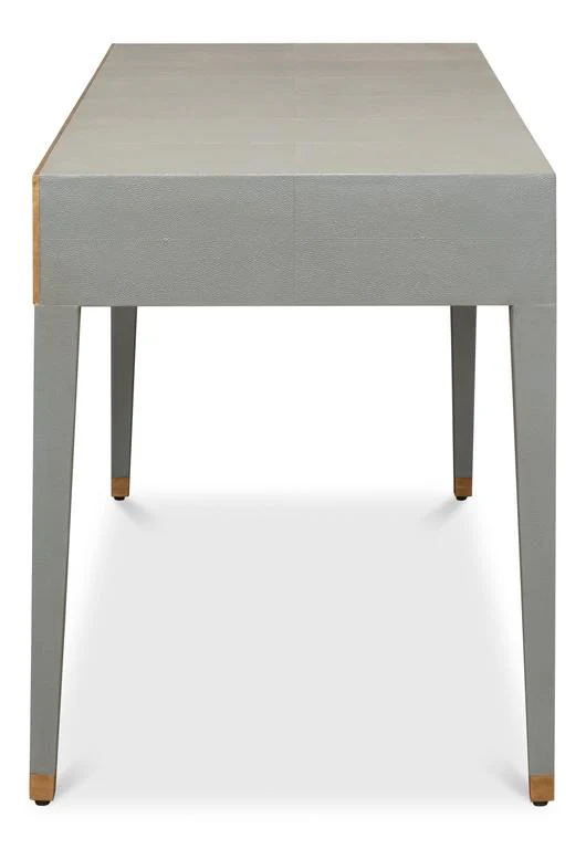 Gabriella Grey Shagreen Desk/Table - Image 5