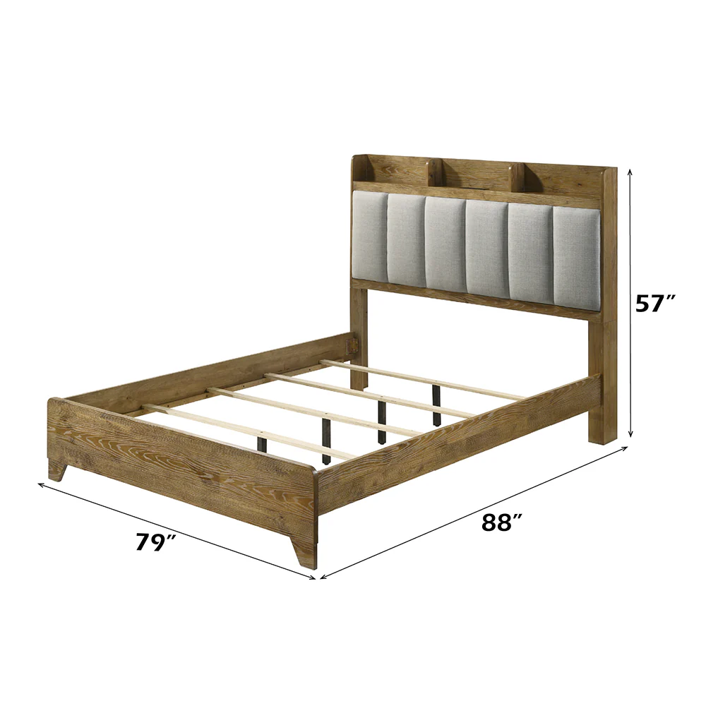 Garcia Light Aspen Brown Eastern King Bed - Image 7