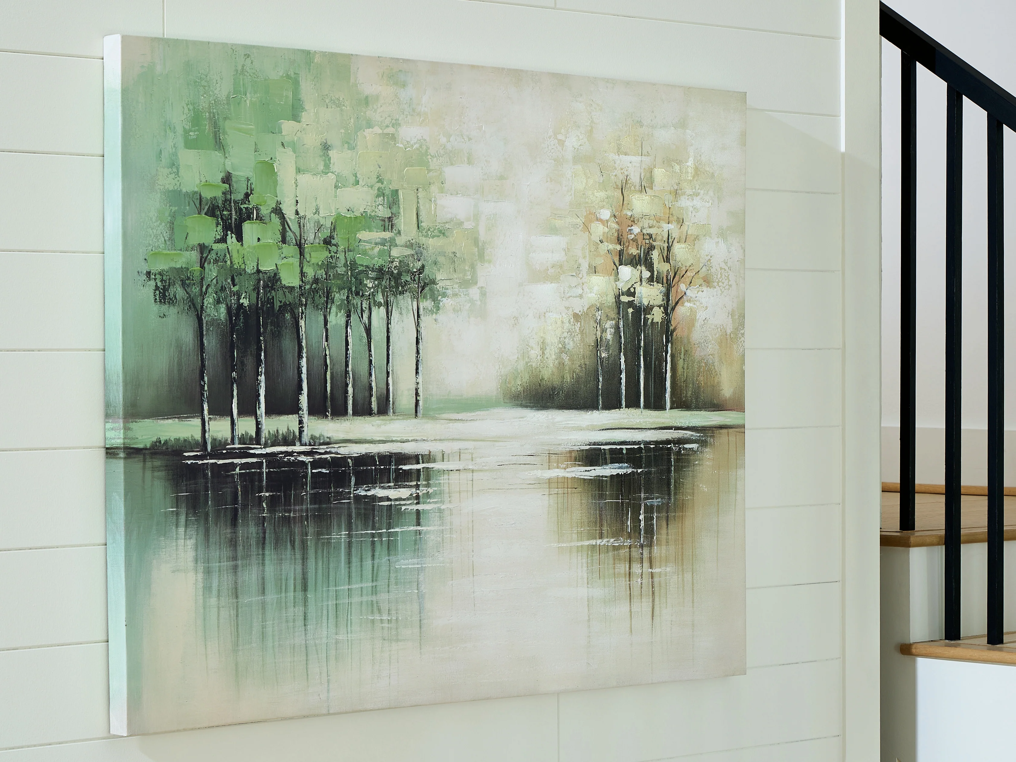 Garlenridge Green/Tan/White Wall Art - Image 2