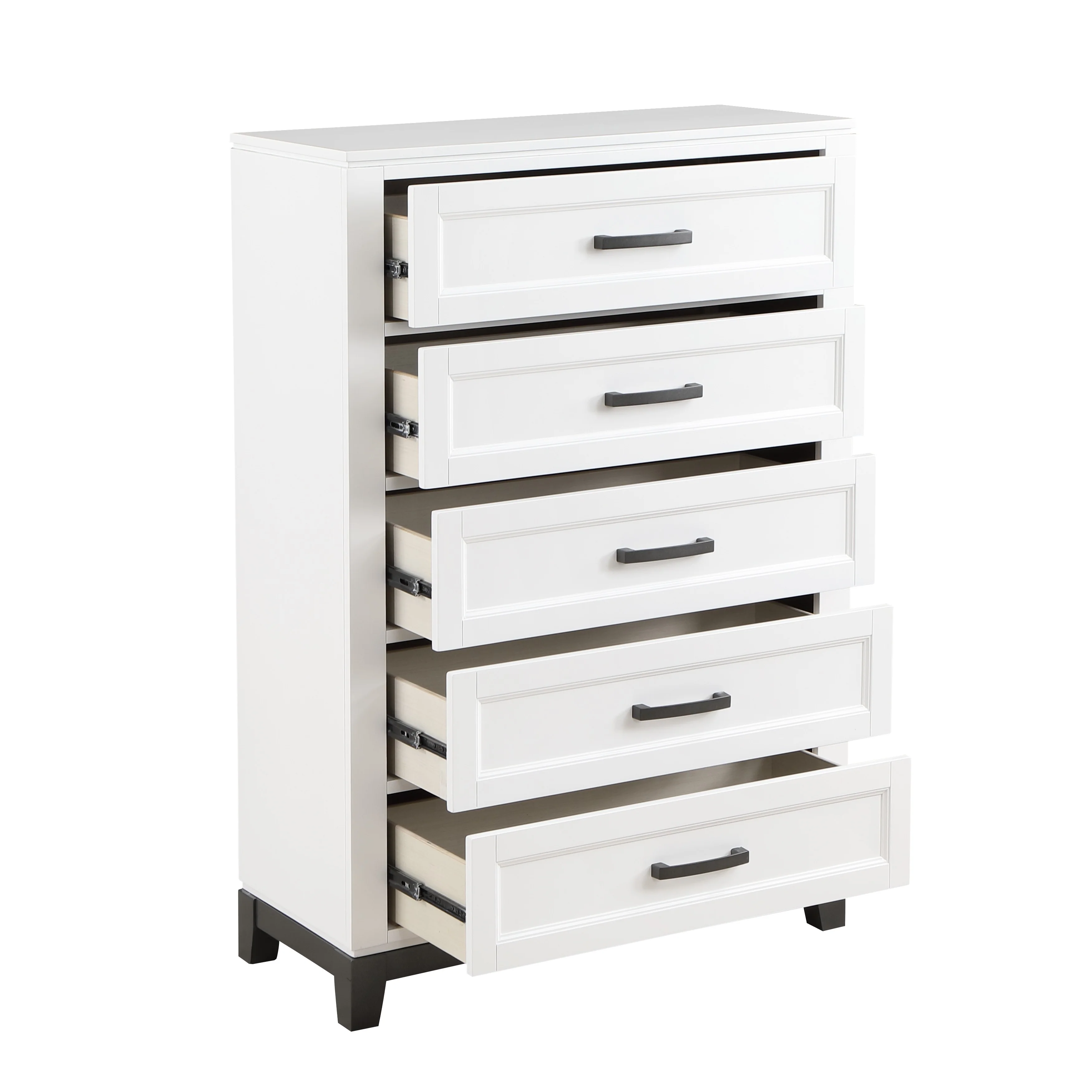 Garretson White 5-Piece Queen Bedroom Set - Image 16