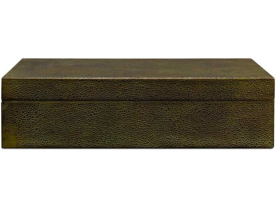 Gatsburg Green Shagreen Box (Set of 2) - Image 2