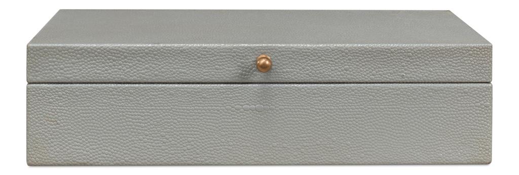 Gatsburg Grey Shagreen Box (Set of 2) - Image 8