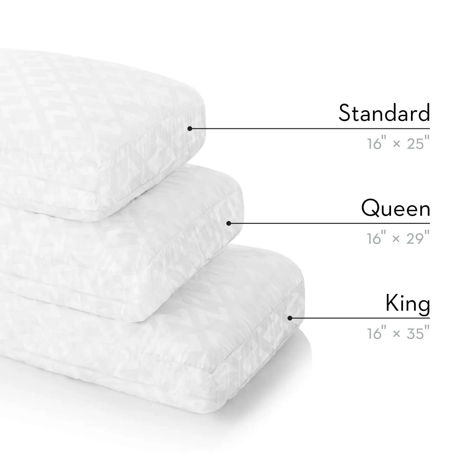 Gel Convolution White King High Loft Pillow - Image 6
