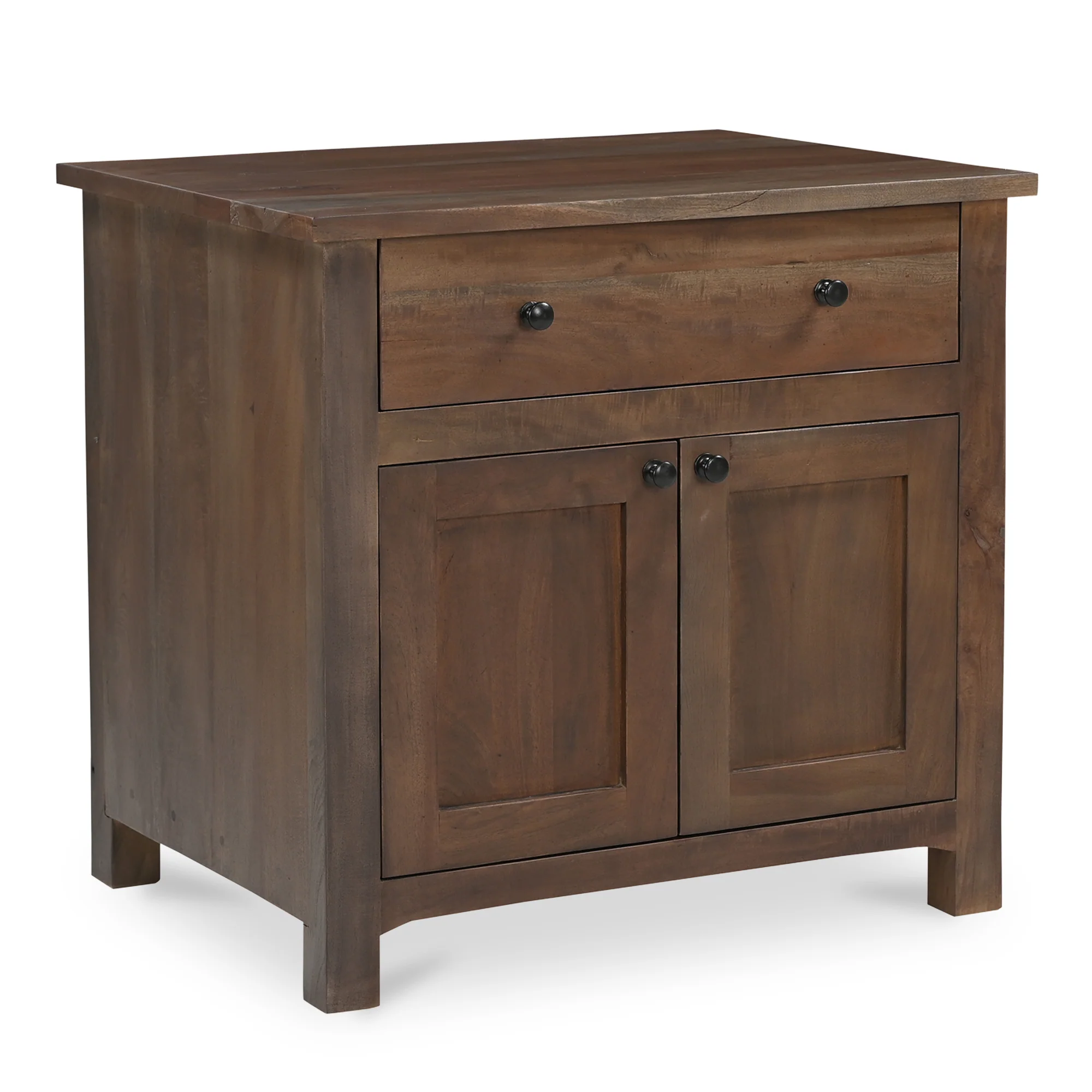 Gene Dark Brown Charging Nightstand - Image 2
