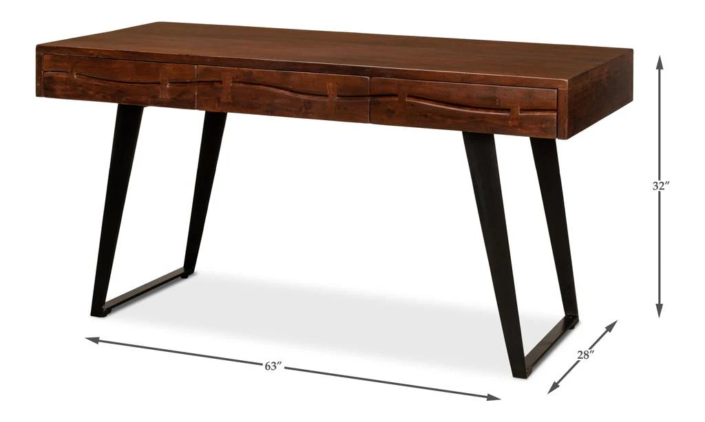 Genius Empire Brown Desk - Image 12