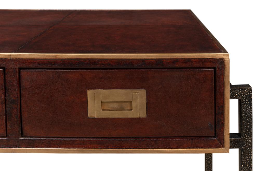 Gentleman’s Office Brown Desk - Image 8