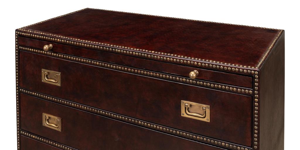 Gentleman's Brown Studded Chest - Image 9
