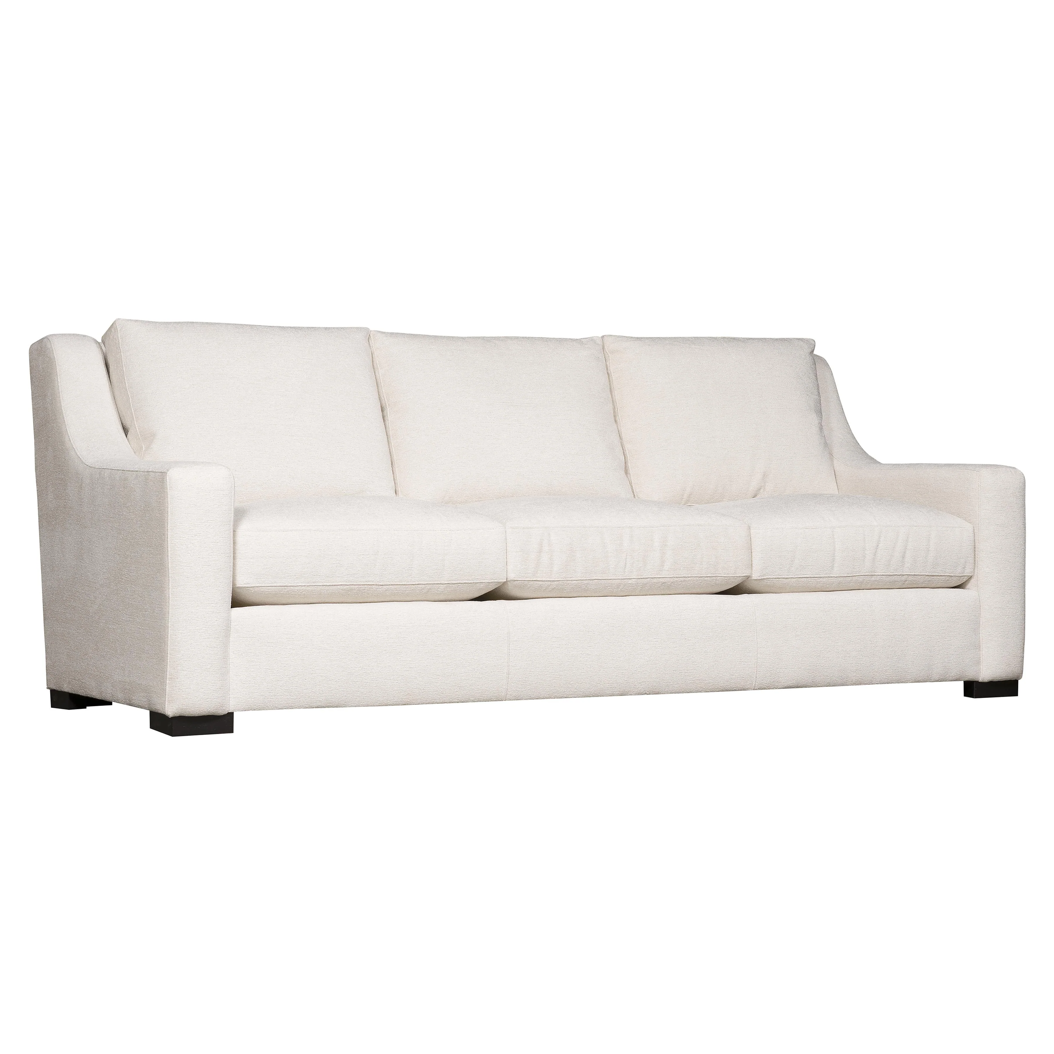 Germain White/Cream Fabric Sofa - Image 6
