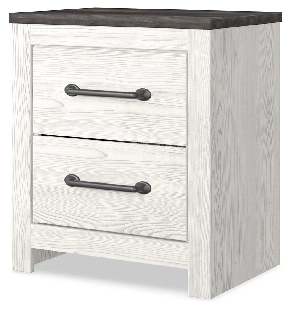 Gerridan White/Gray Full Panel Bedroom Set with Dresser, Mirror, Chest and Nightstand - Image 20