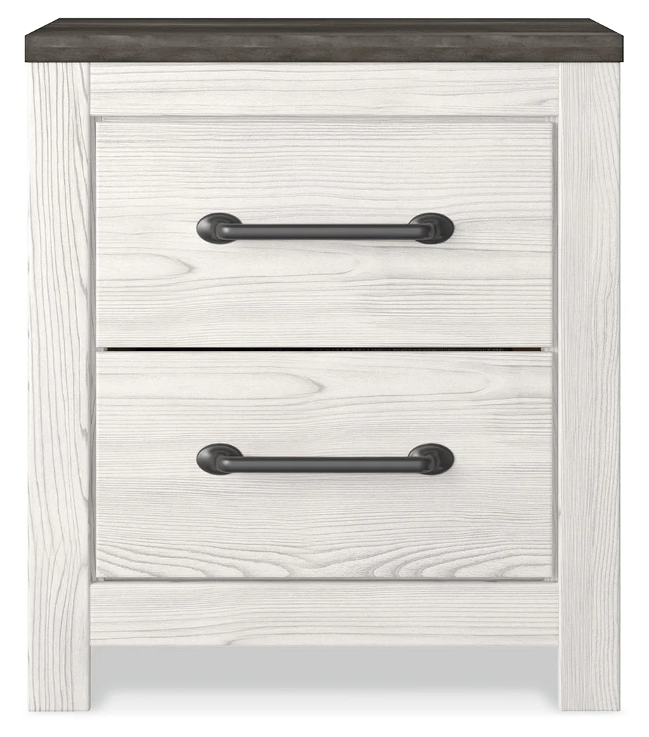 Gerridan White/Gray King Panel Bedroom Set with Chest and Nightstand (Online Special Price) - Image 15