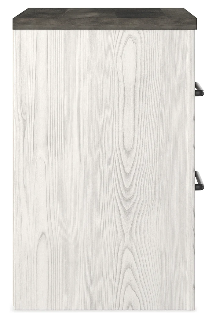 Gerridan White/Gray Queen Panel Bed, Dresser, Mirror and 2 Nightstands - Image 13