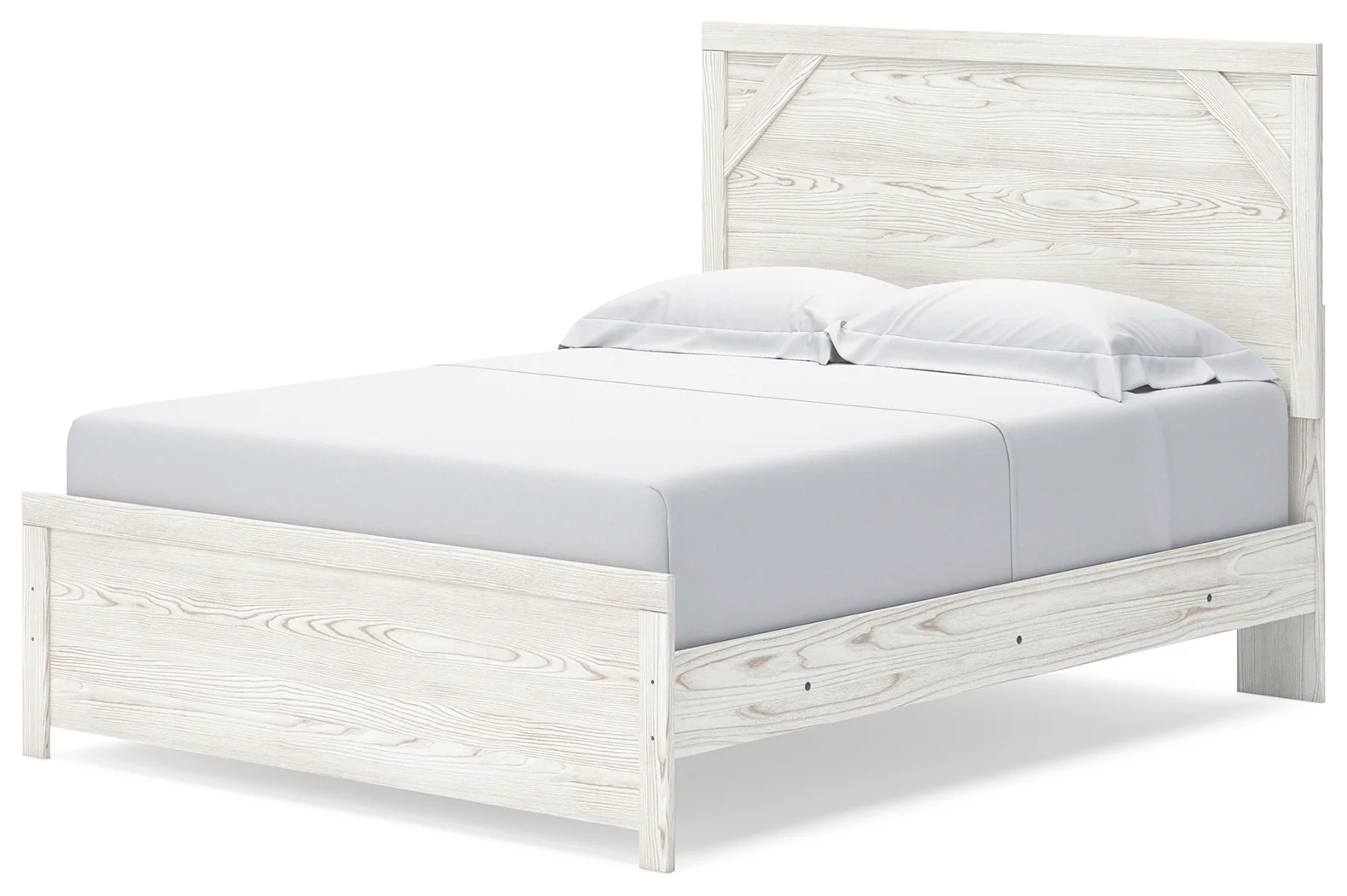 Gerridan White/Gray Queen Panel Bedroom Set with Dresser and 2 Nightstands - Image 14