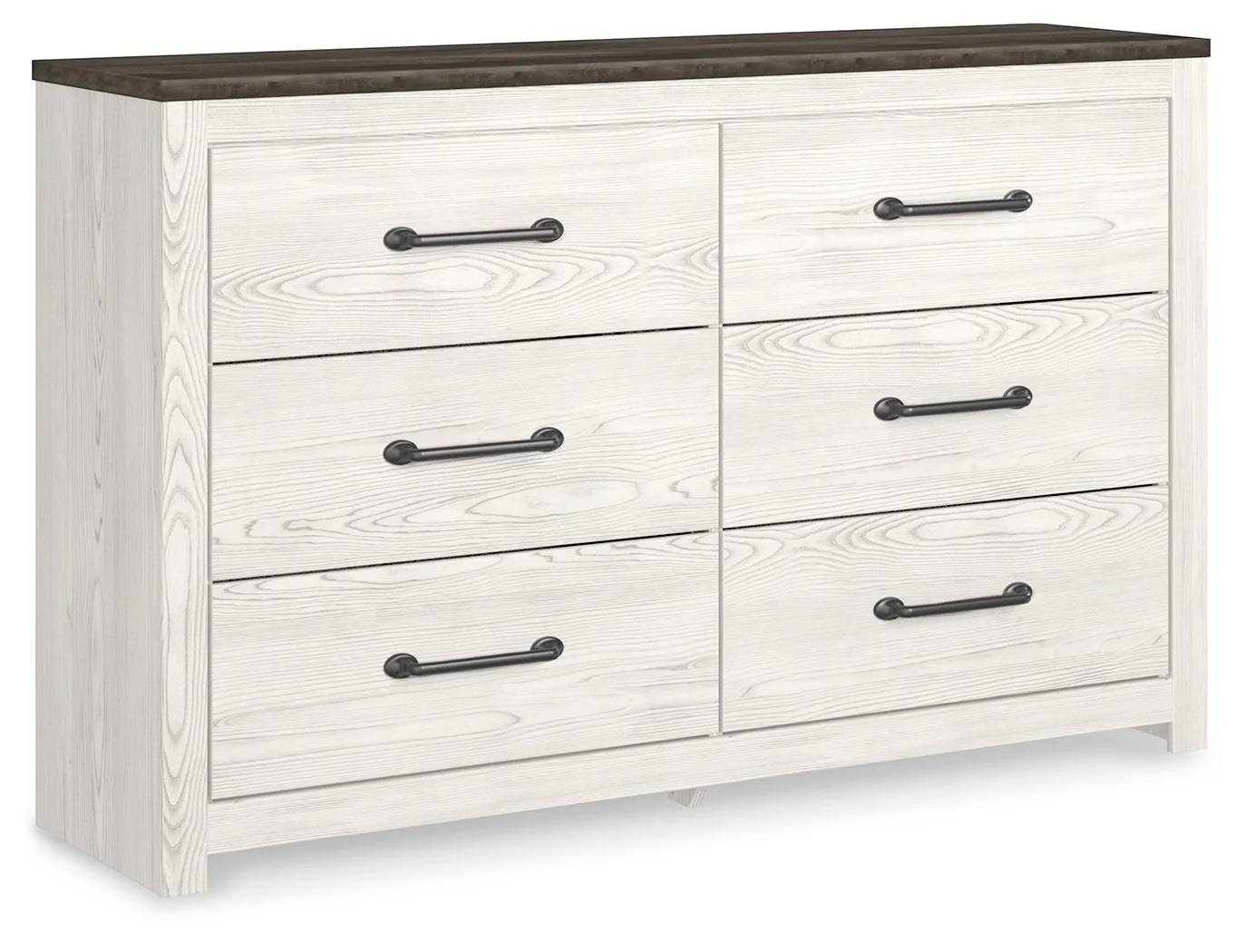 Gerridan White/Gray Queen Panel Bedroom Set with Dresser - Image 3