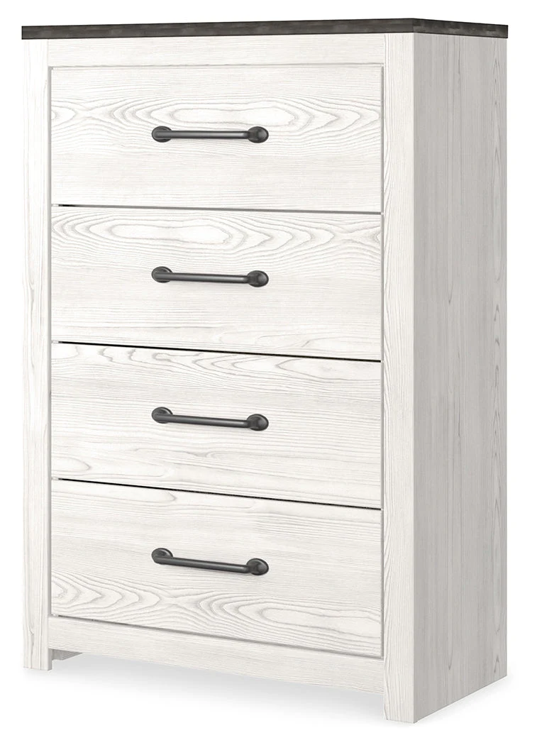 Gerridan White/Gray Queen Panel Bedroom Set with Dresser, Mirror, Chest and Nightstand (Online Special Price) - Image 9