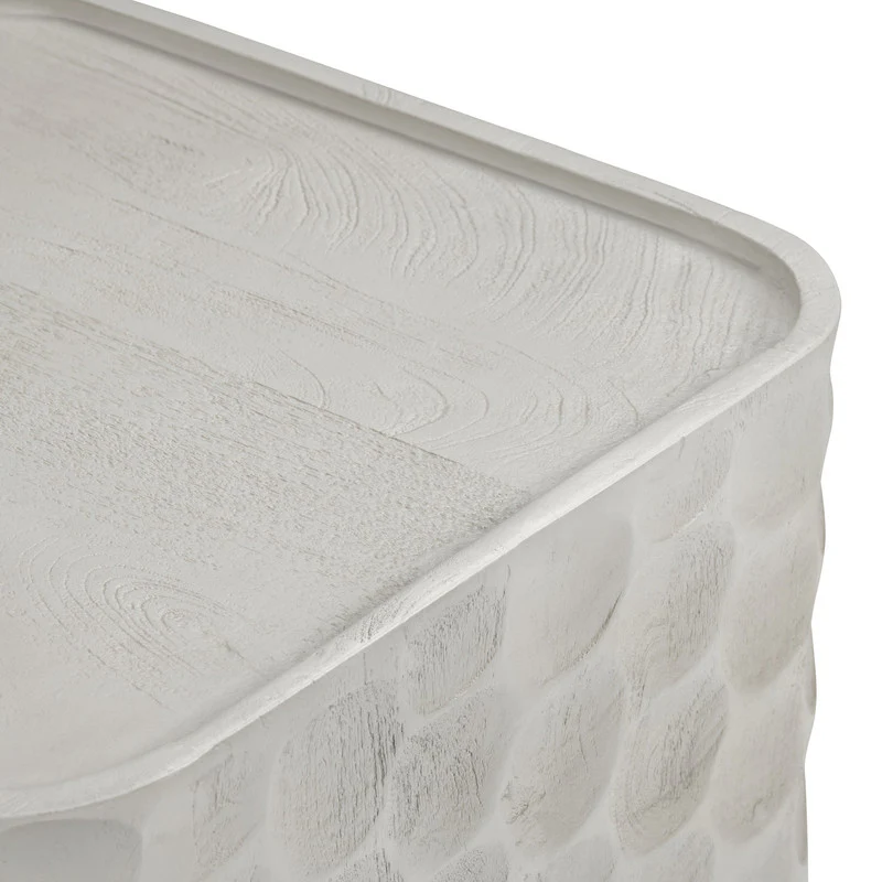 Gibson White End Table - Image 3