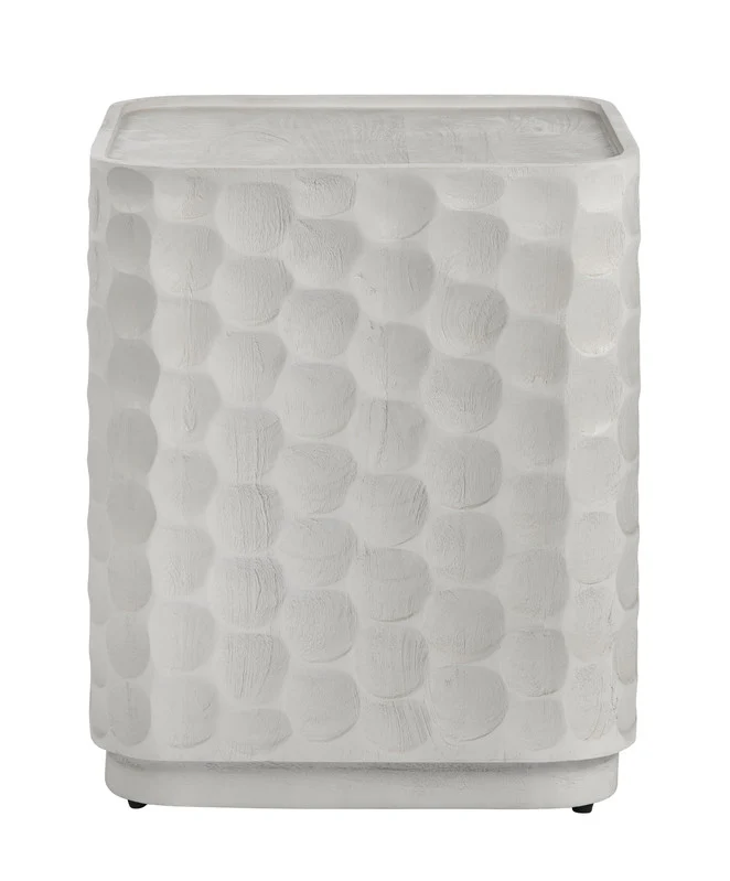 Gibson White End Table - Image 4