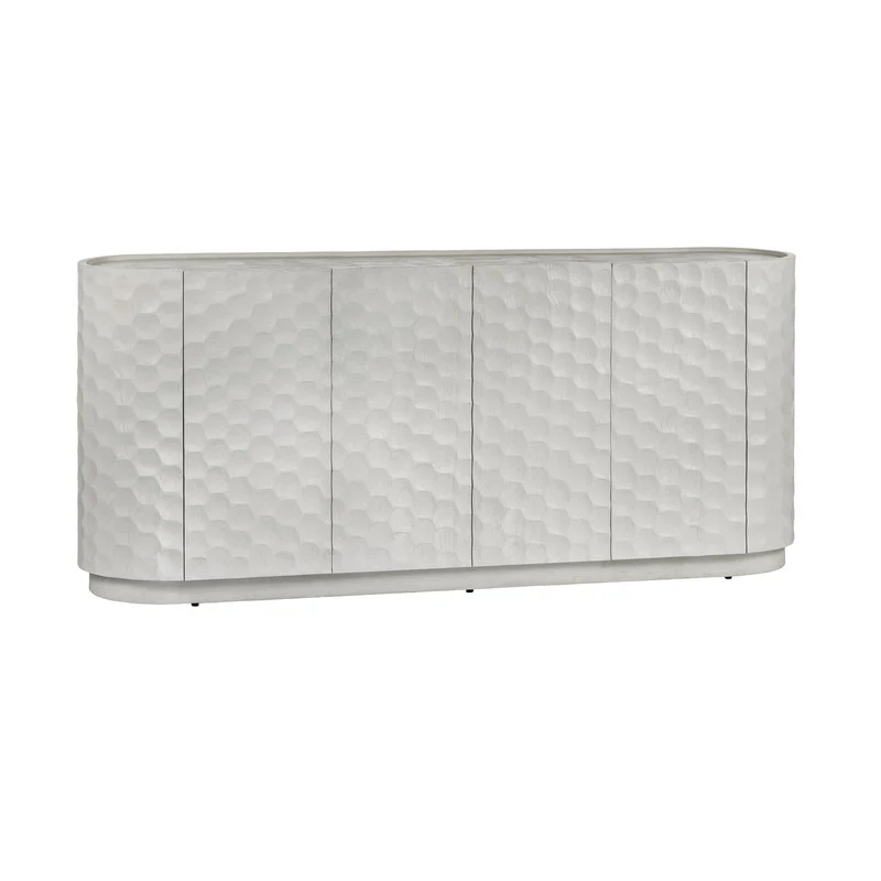 Gibson White Four-Door Sideboard - Image 2