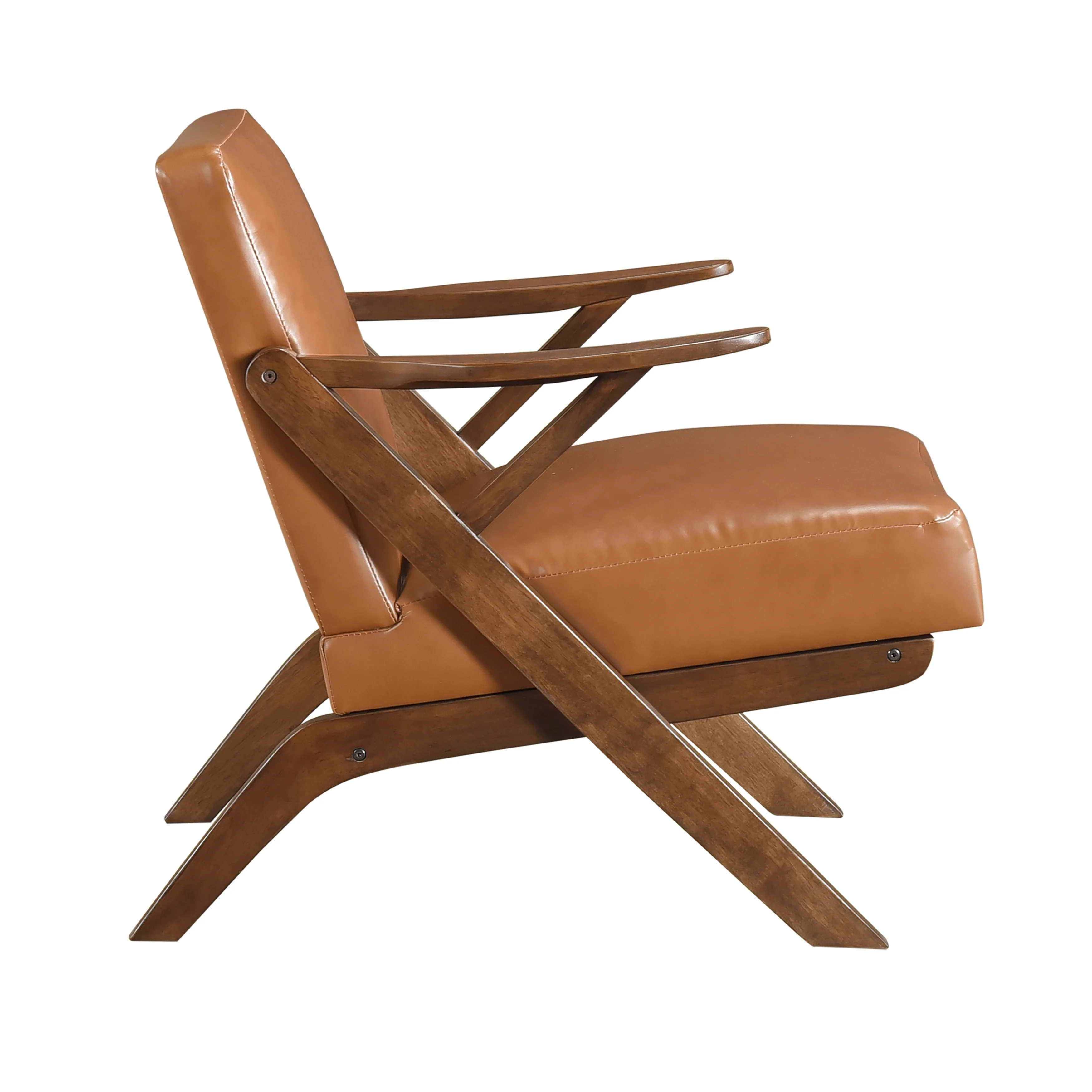 Gideon Brown Dark wood Accent Chair - Image 3