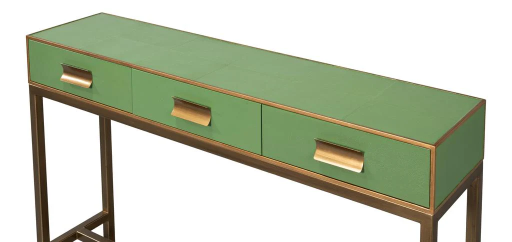 Gideon Green Shagreen Console - Image 9