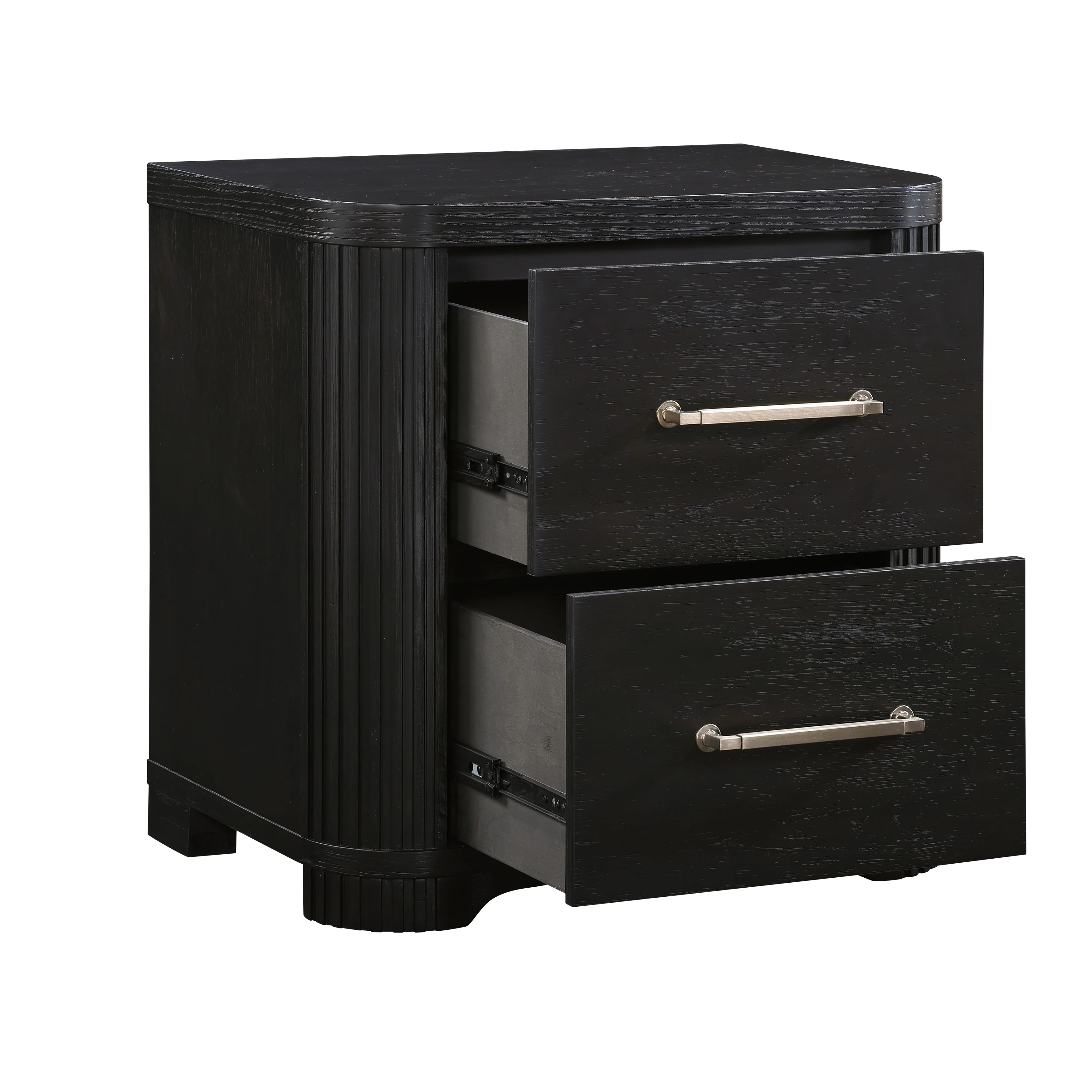 Gilbert Charcoal/Light Gray 4-Piece Queen Bedroom Set - Image 9
