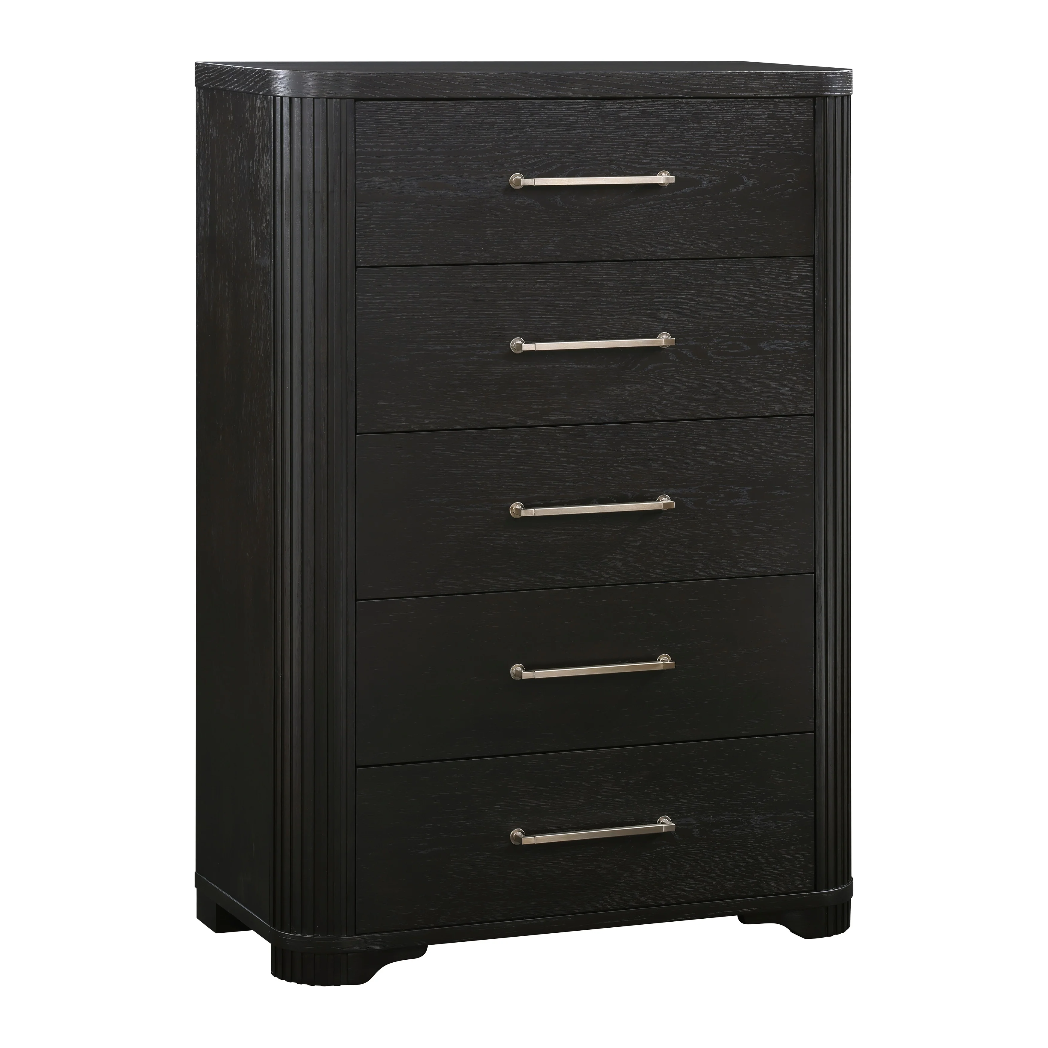 Gilbert Charcoal/Light Gray 5-Piece Queen Bedroom Set - Image 17
