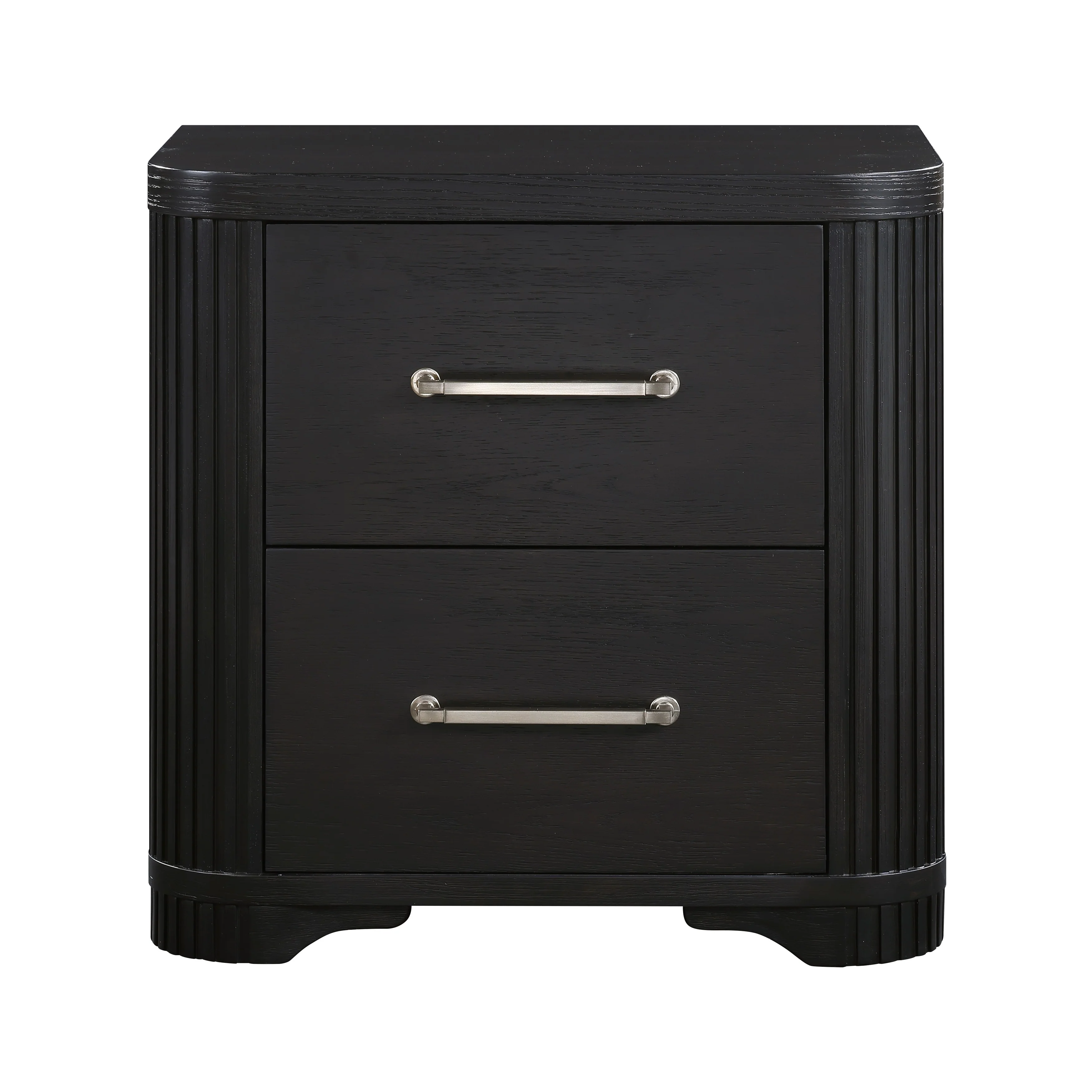 Gilbert Charcoal/Light Gray 5-Piece Queen Bedroom Set - Image 7