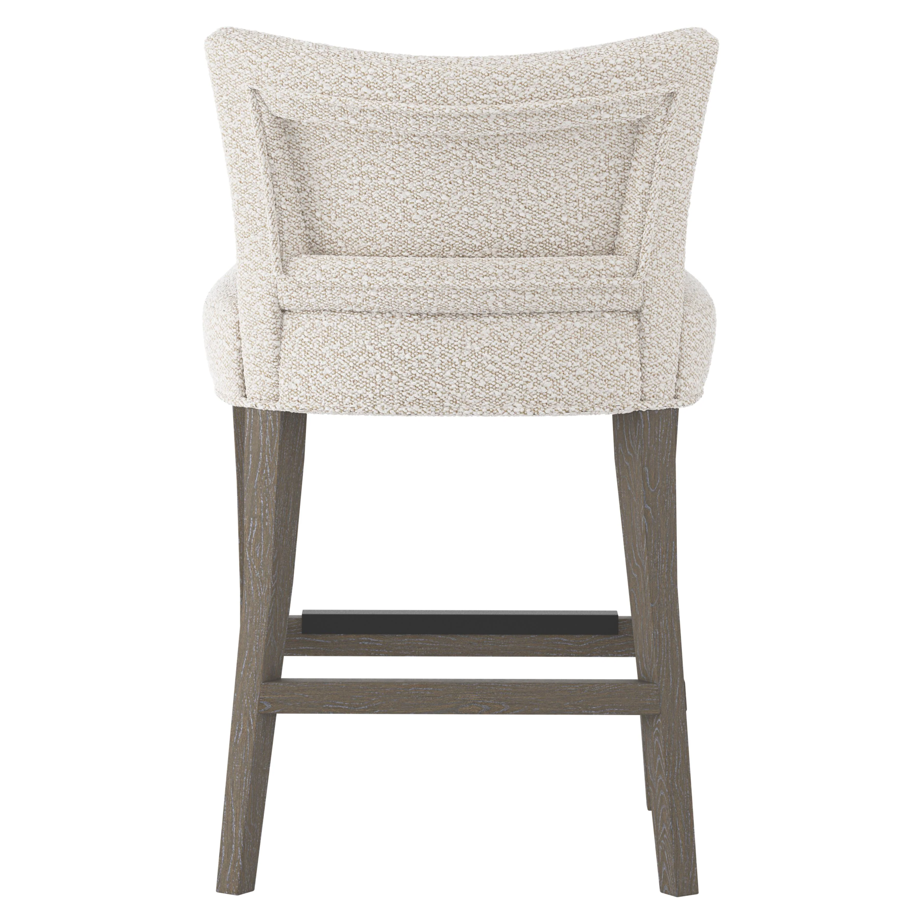 Giles Portobello/White/Cream Fabric Counter Stool - Image 4