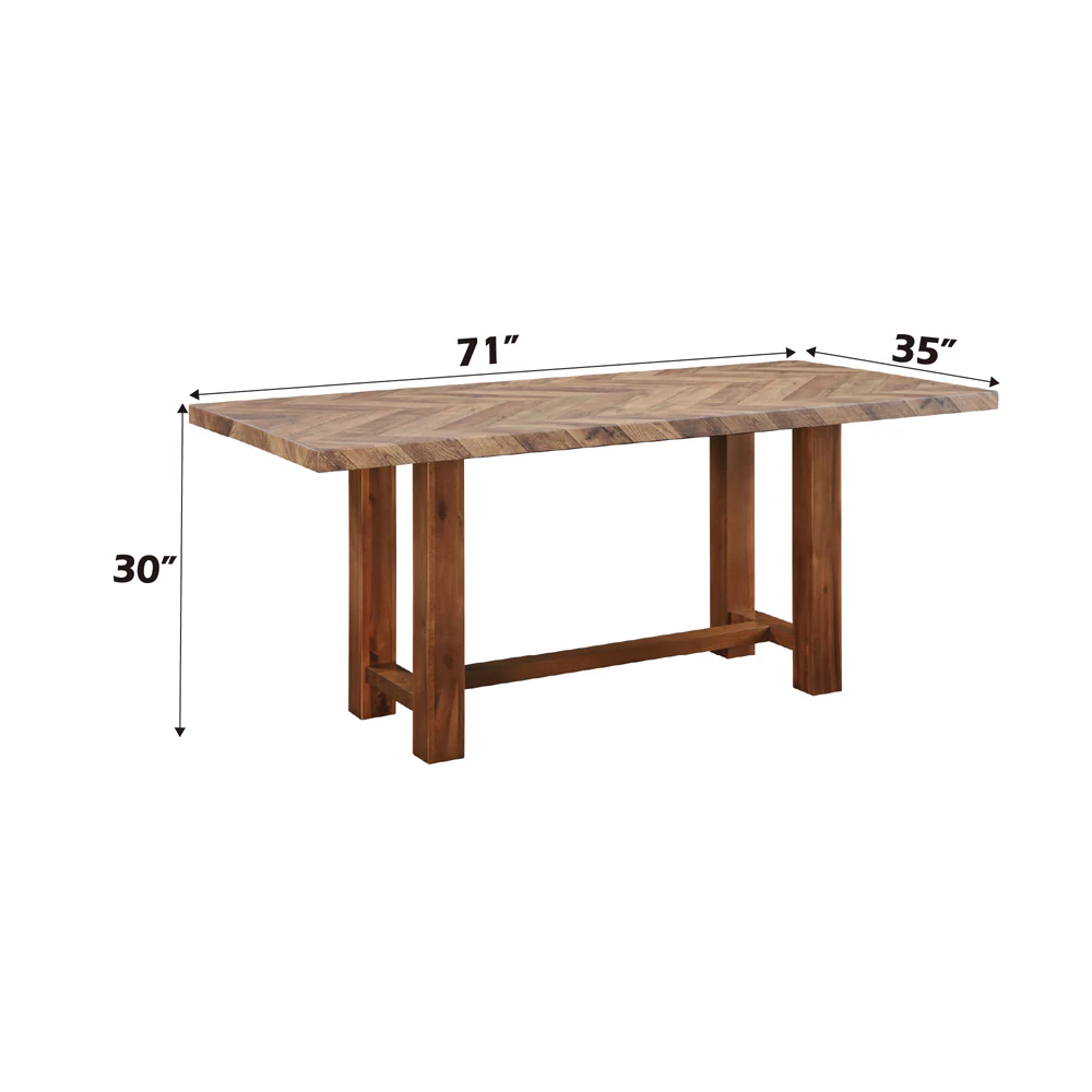 Gilsea Brown Dining Table - Image 6