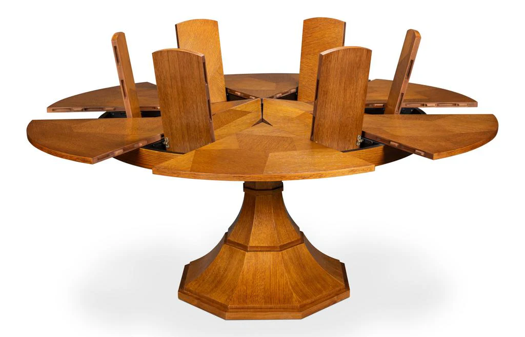 Giselle Jupe Tobacco Brown Dining Table - Image 8