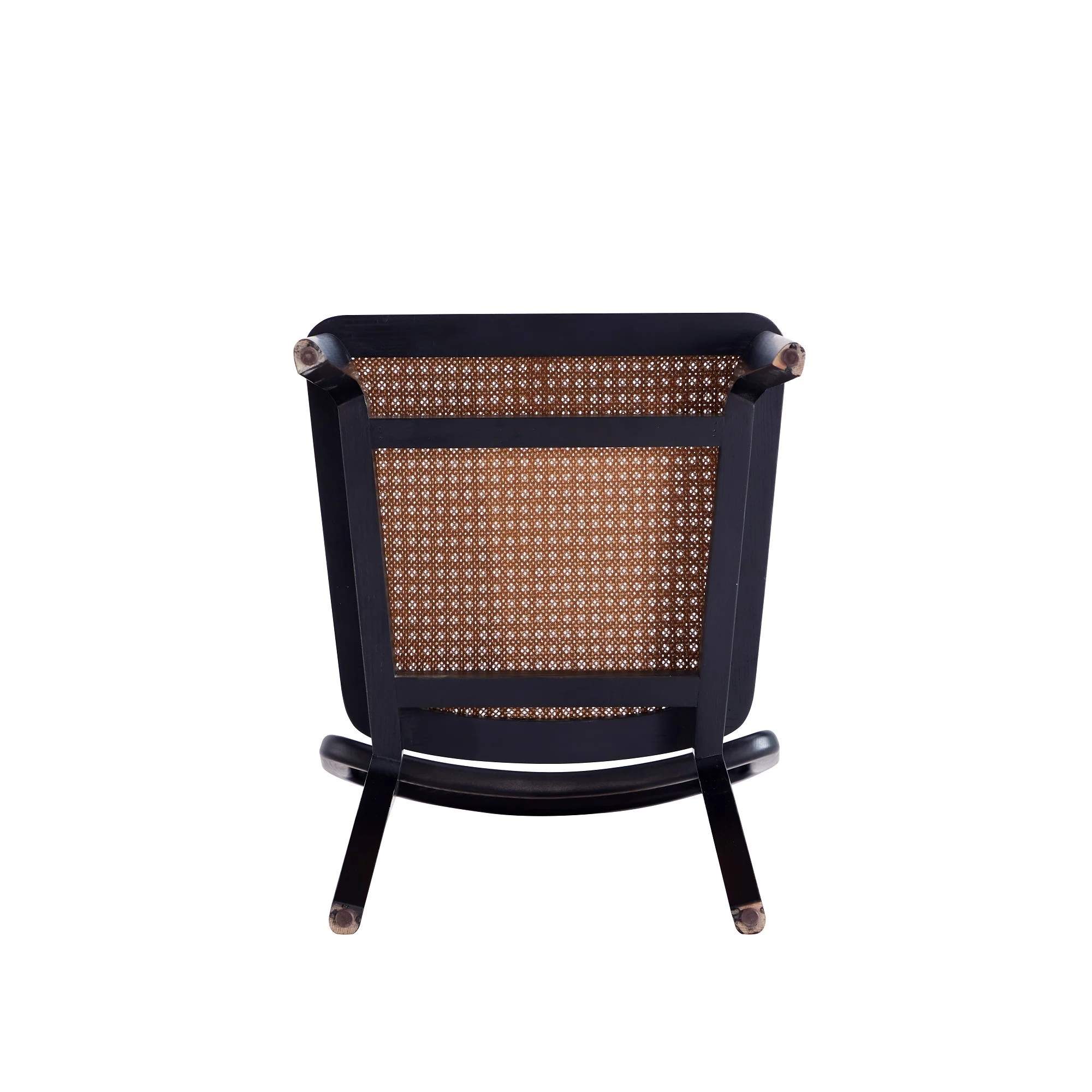 Giverny Dining Chair in Black and Natural Cane (set of 4) - Image 10