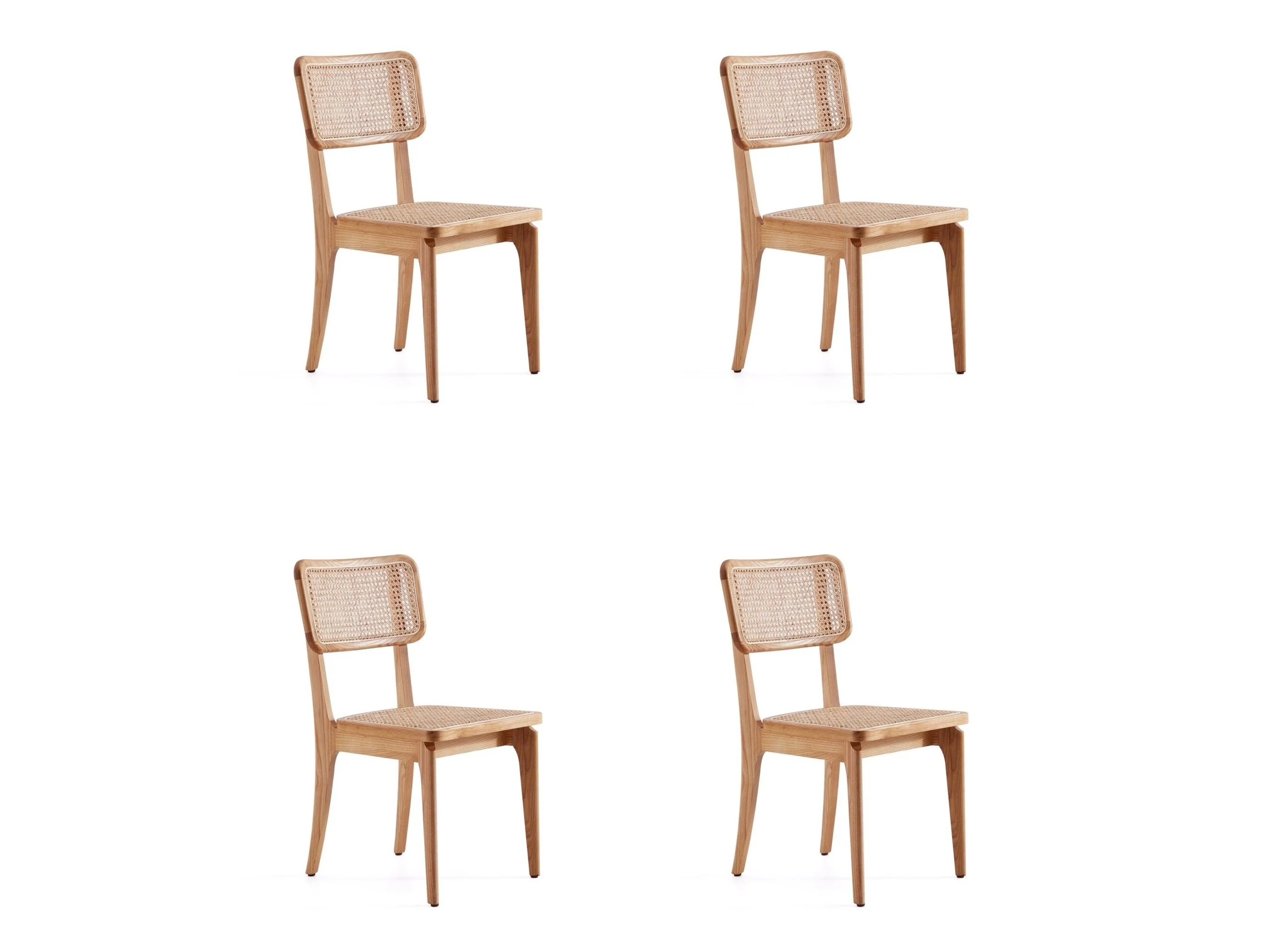 Giverny Dining Chair in Nature Cane (set of 4)
