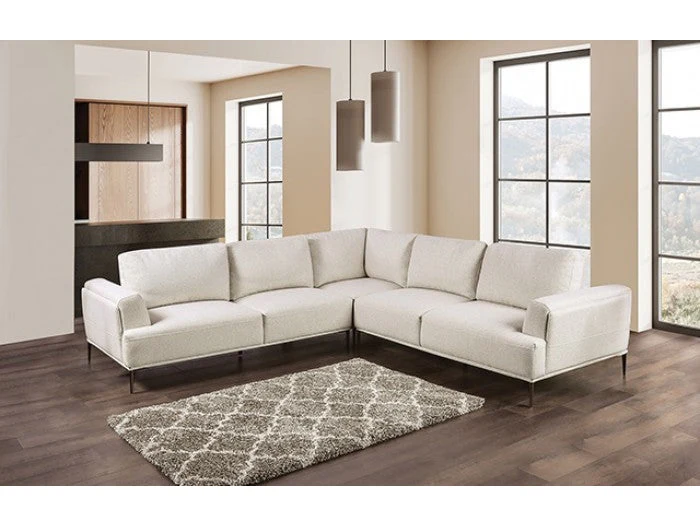 Gladbach Beige Large L-Shape Sectional