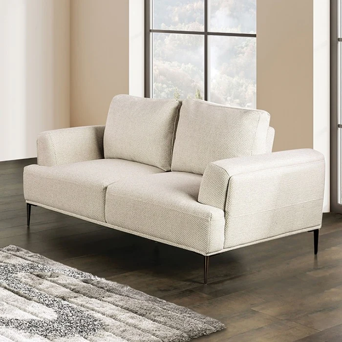 Gladbach Beige Upholstery Living Room Set - Image 3