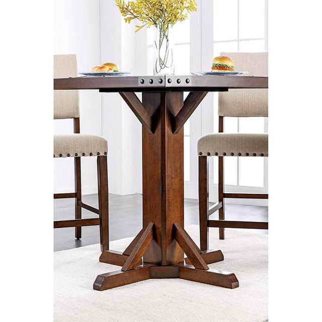 Glenbrook Brown Cherry Counter Height Table - Image 4