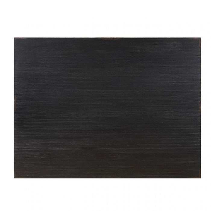 Glenham Brushed Black & Brown Dining Set / 5pc - Image 3