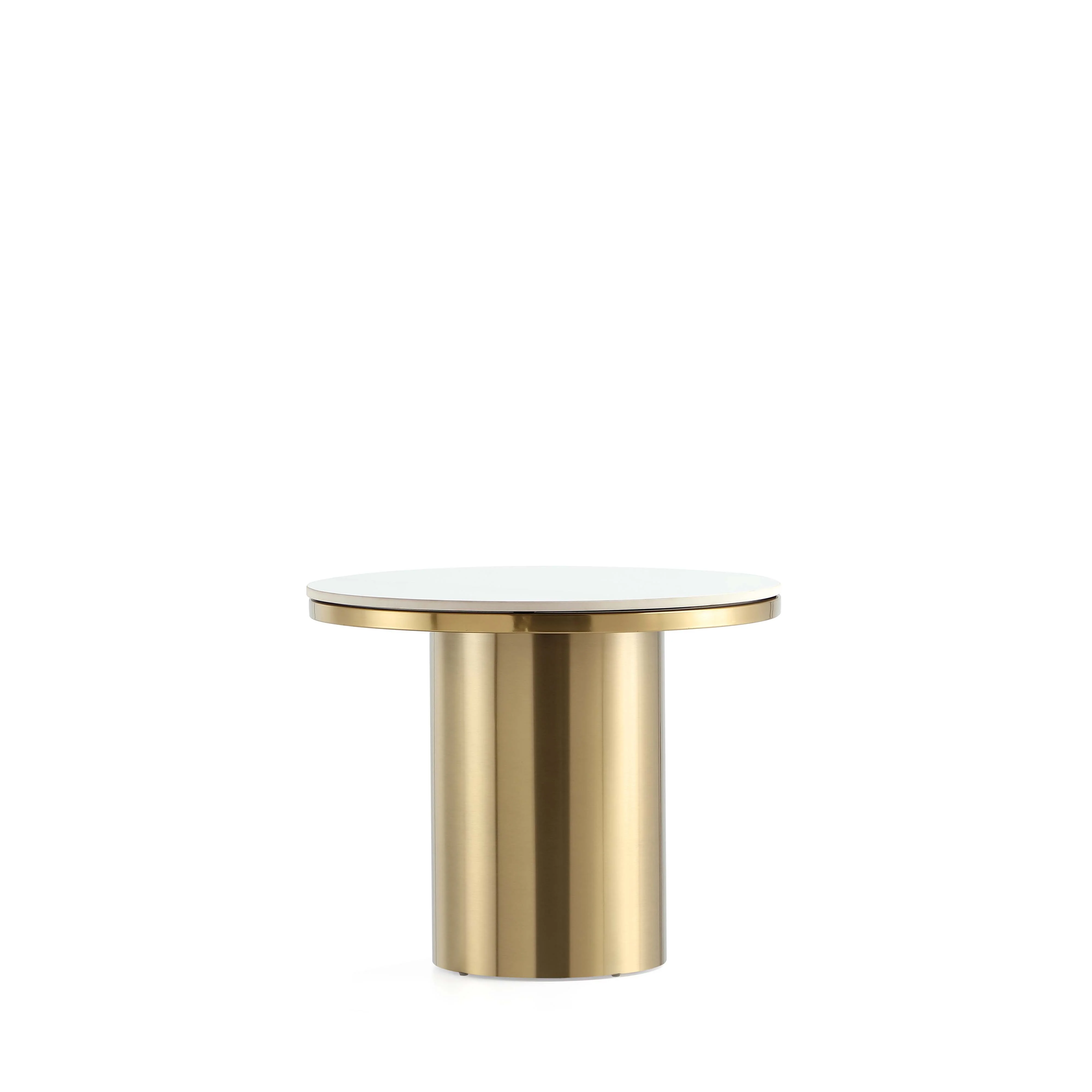 Glenn End Table in Gold - Image 6