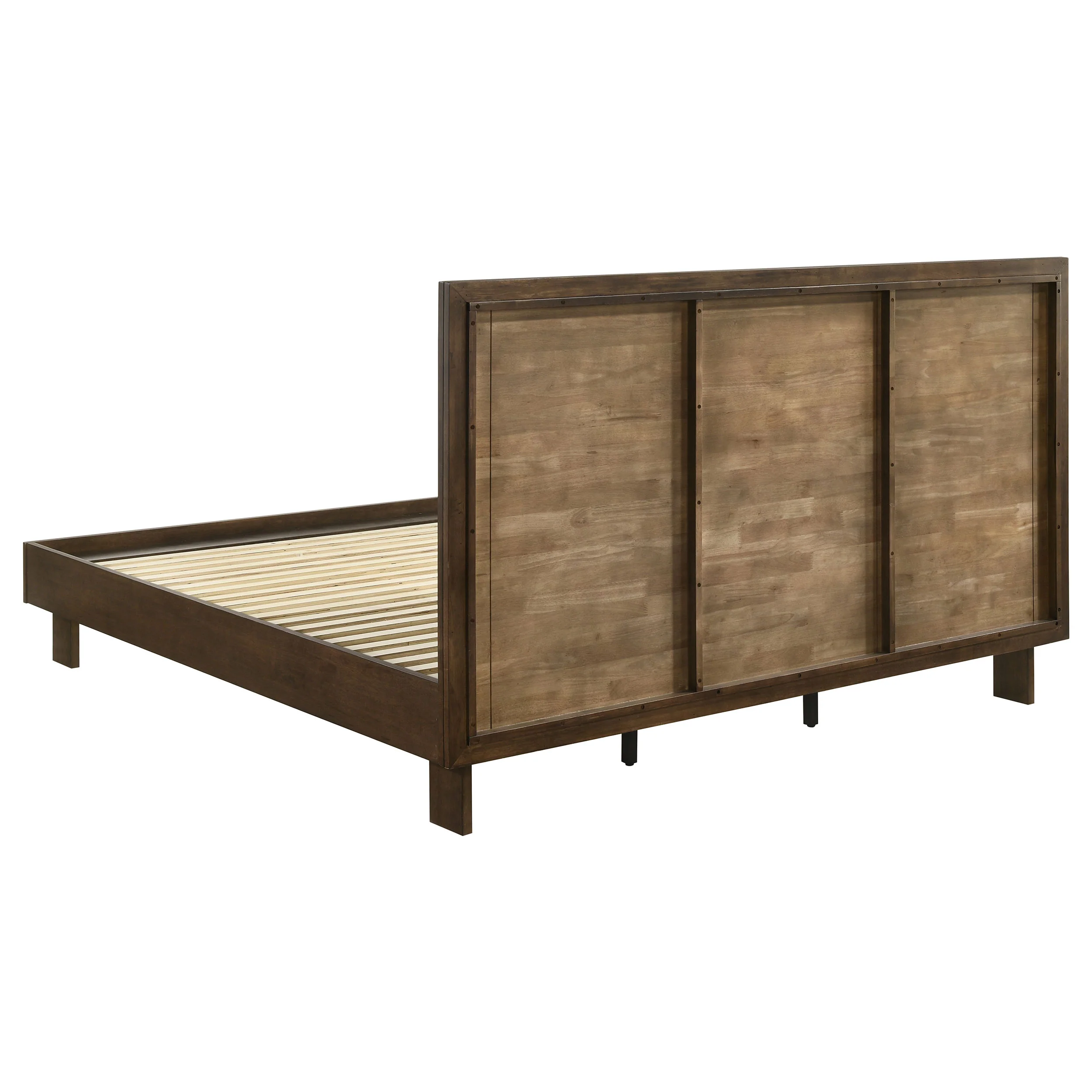 Glenwood Warm Brown Eastern King 5-piece Bedroom Set - Image 4