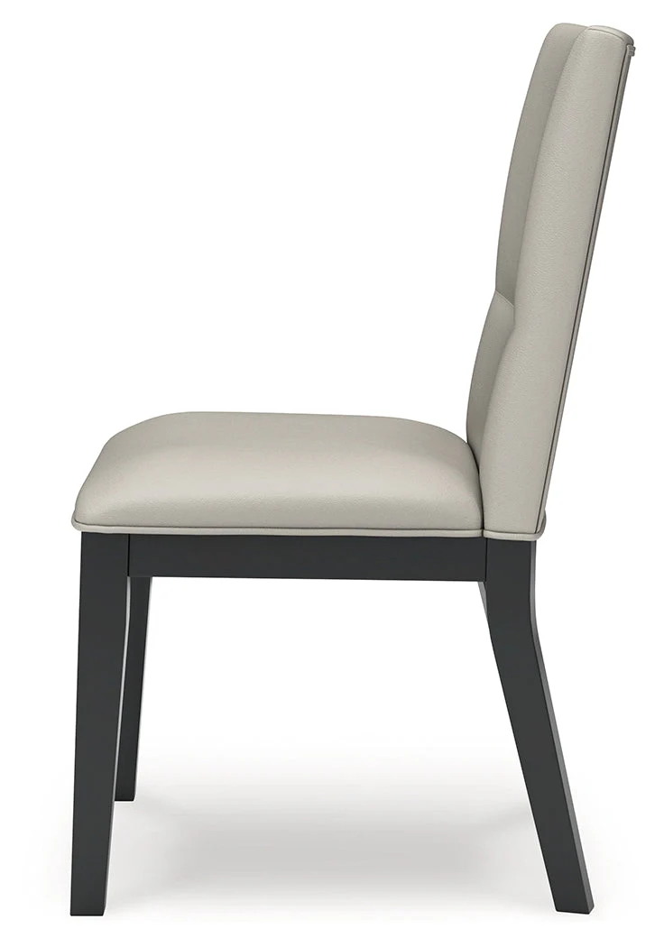 Glinari Taupe/Black Dining Chair (Set of 2) (Online Special Price) - Image 8