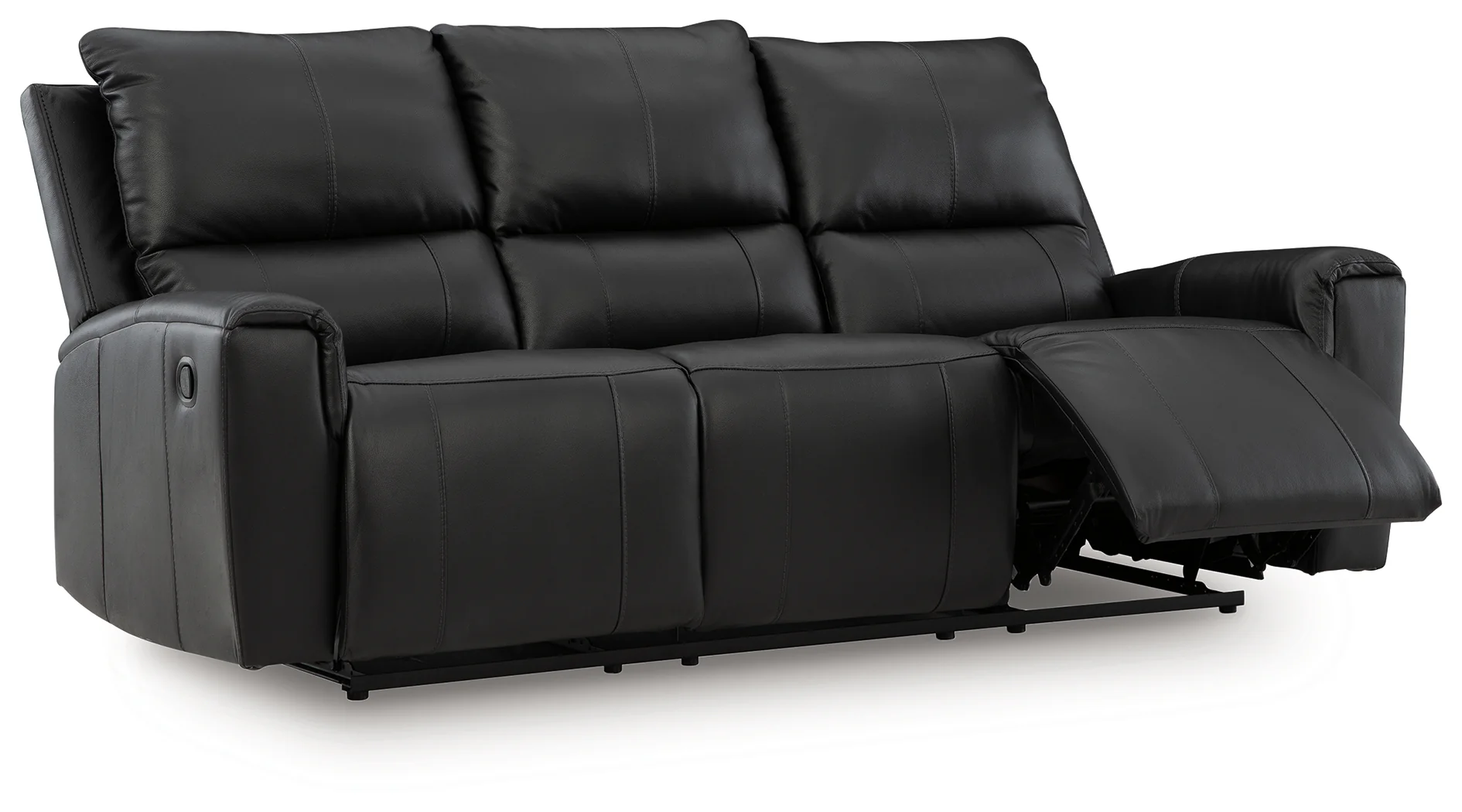 Glossmore Black Reclining Sofa - Image 3
