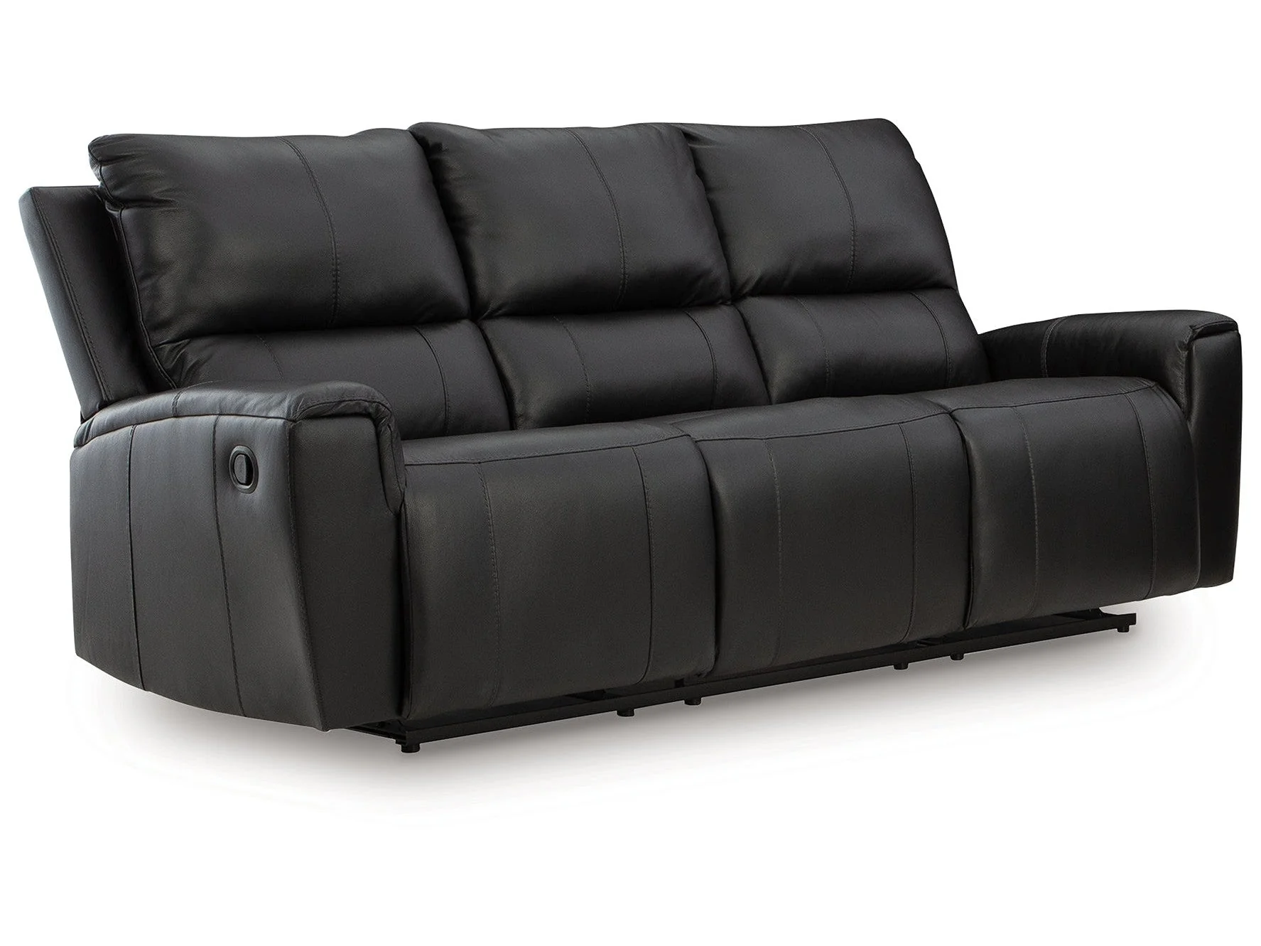 Glossmore Black Reclining Sofa (Online Special Price)