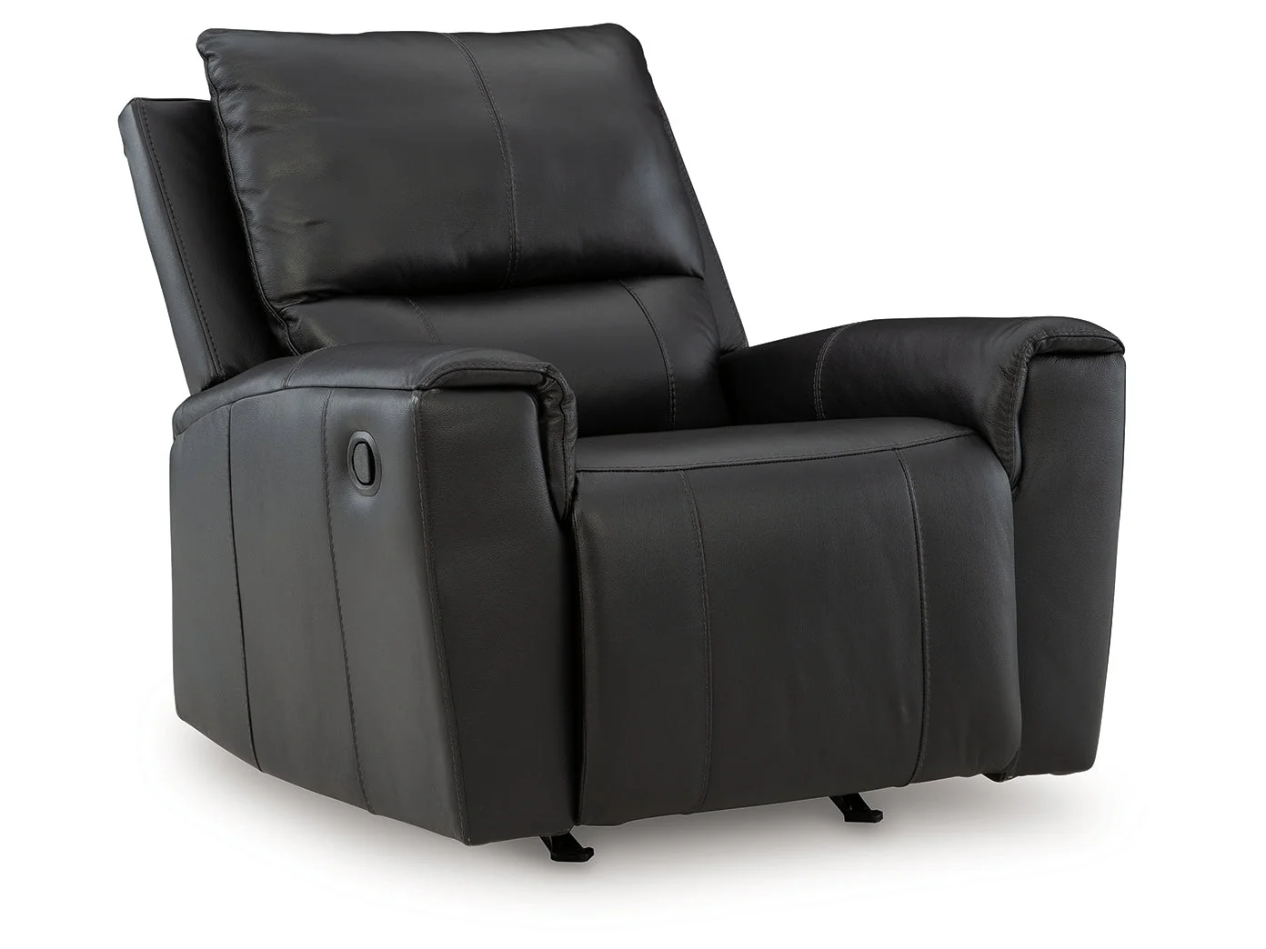 Glossmore Black Rocker Recliner