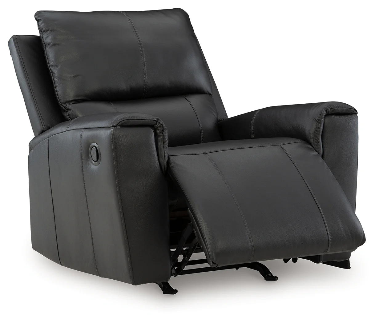 Glossmore Black Rocker Recliner - Image 3