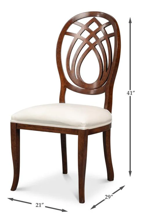 Goccia Tan Side Chair (Set of 2) - Image 12