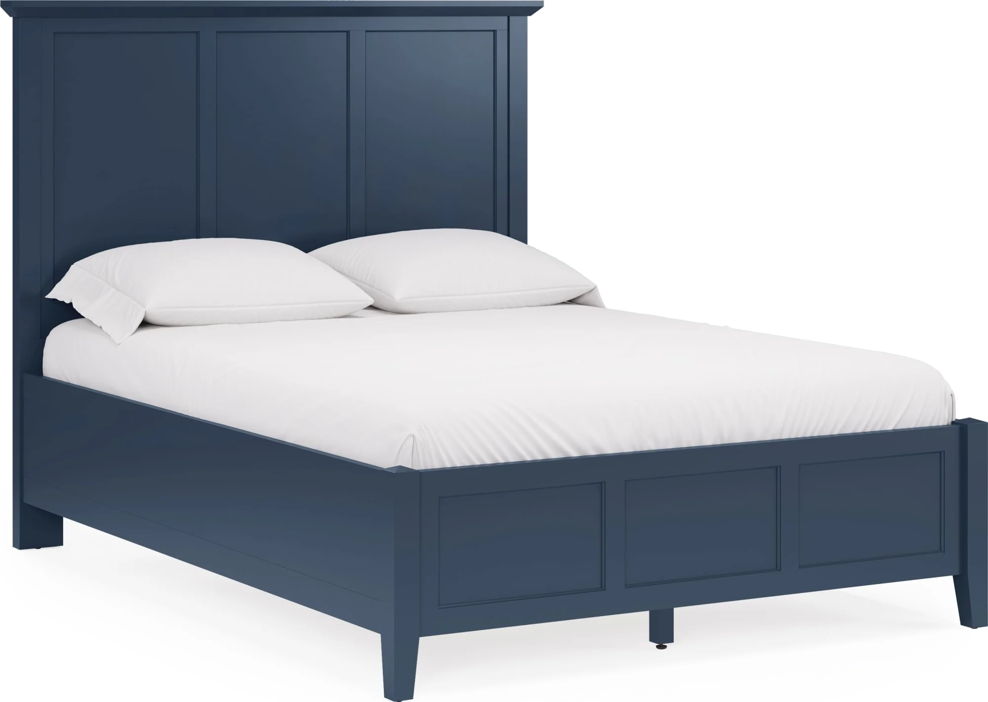 Grace Blueberry Twin Panel Bed - Image 4