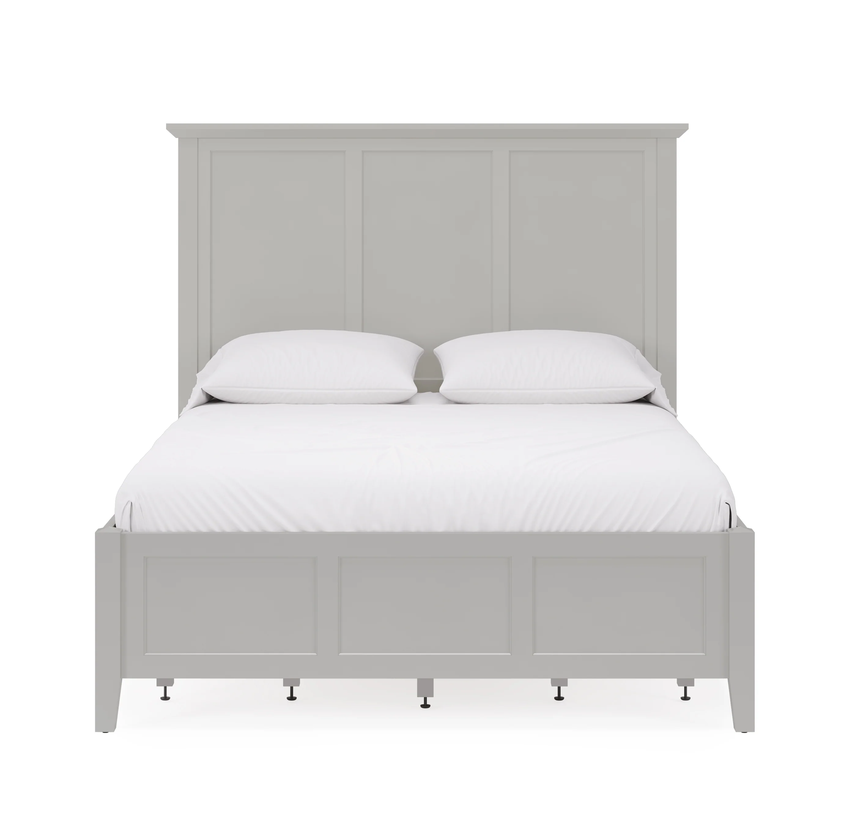 Grace Four Drawer Queen Platform Storage Bed in Elephant Gray - Image 2