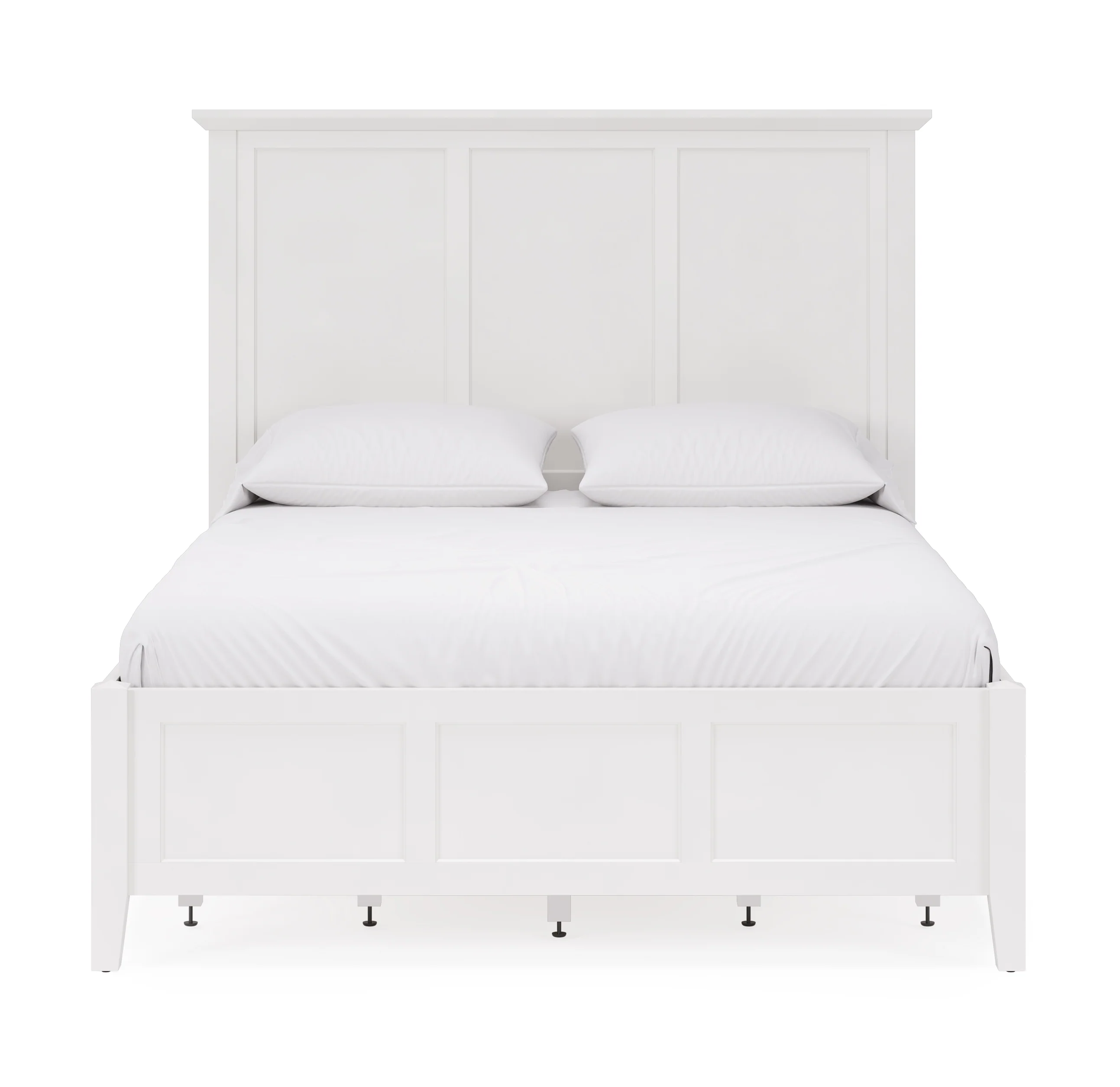 Grace Four Drawer Queen Platform Storage Bed in Snowfall White - Image 8
