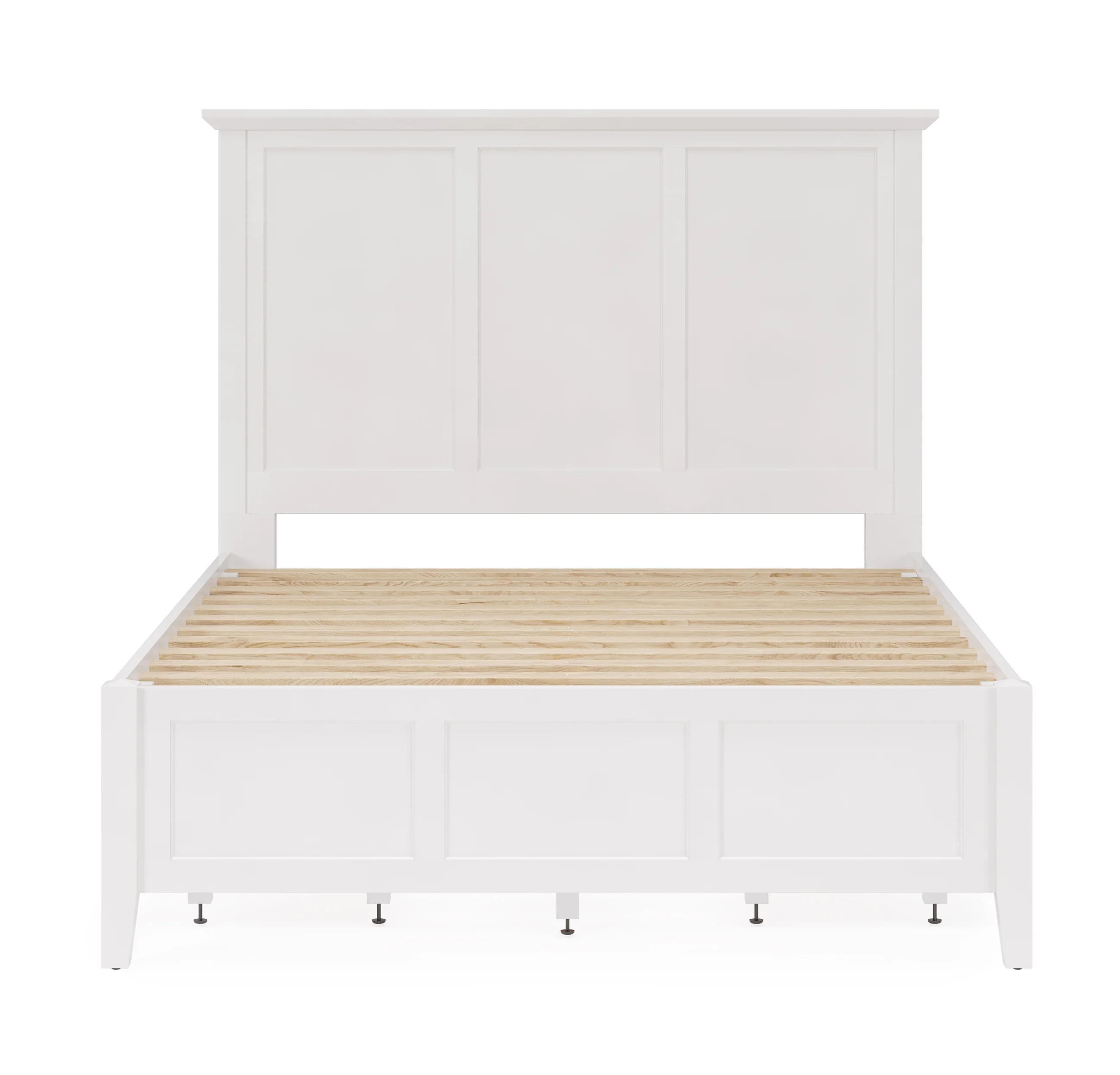 Grace Four Drawer Eastern King Platform Storage Bed in Snowfall White - Image 11
